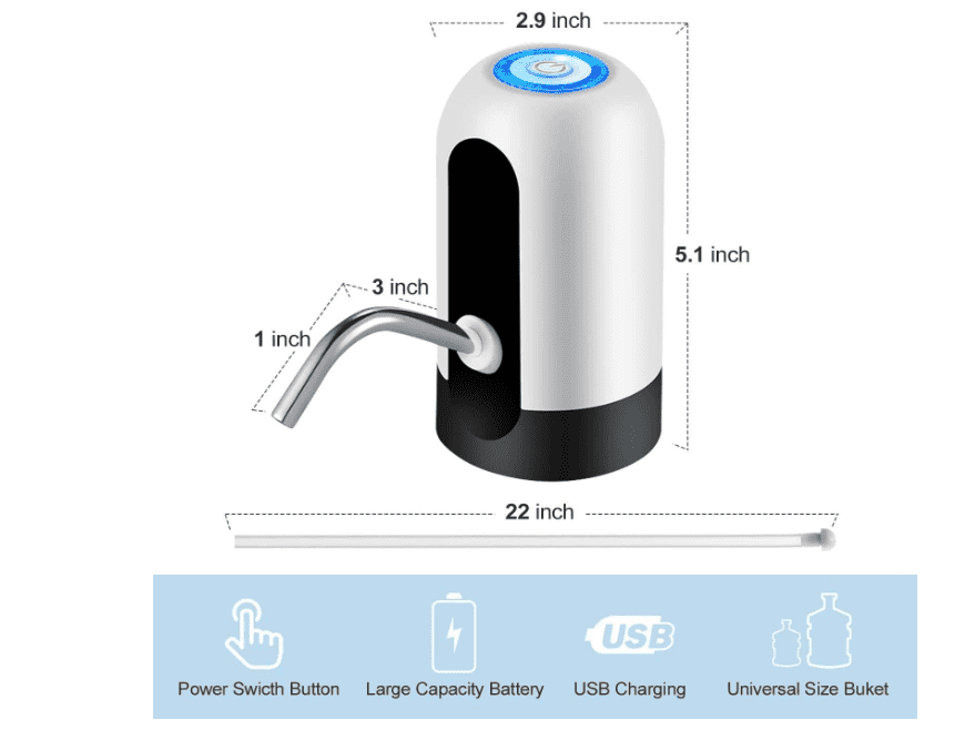 Automatic Water Dispenser Bottle Pump
