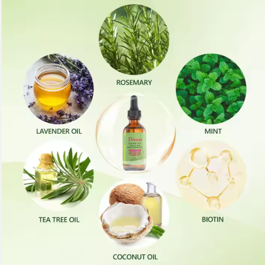 Disaar Rosemary Mint Scalp - Hair Strengthening Oil