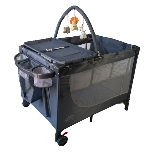 Baby Links Bailey Camp Cot - 2 Layers Change Tray Organiser