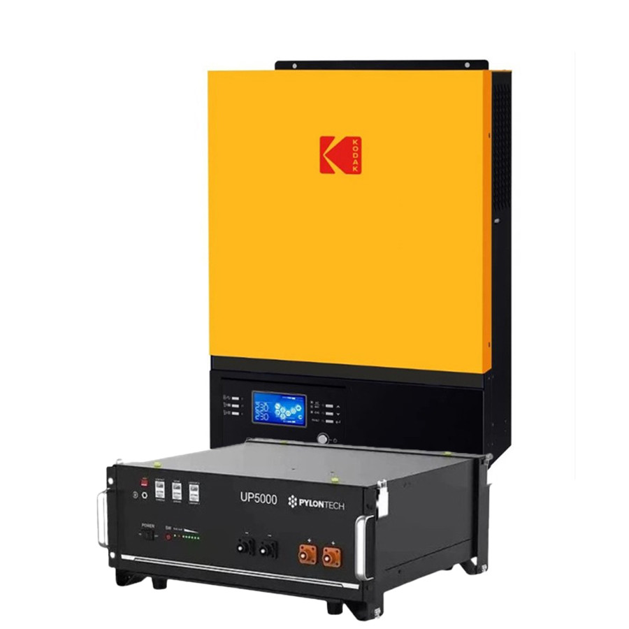 Kodak Solar Off-grid 5kW King Inverter with 1 x Pylontech UP5000